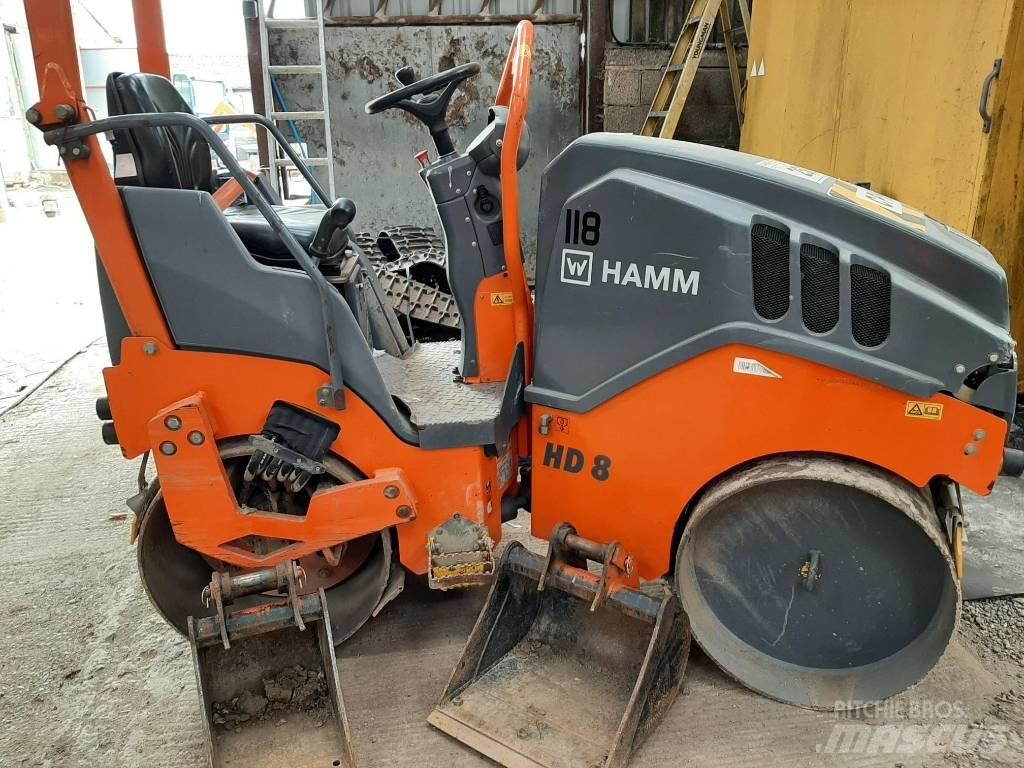 Hamm HD 8 VV مداحل ثنائية الاسطوانة