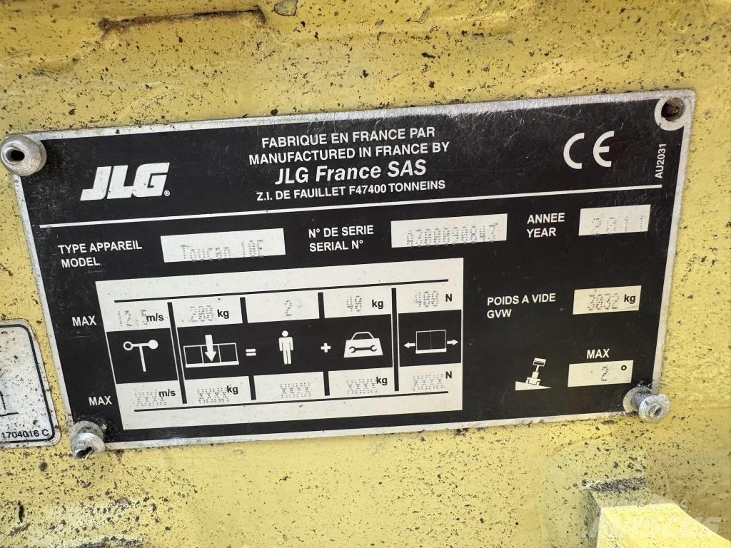 JLG Toucan 10 E رافعات السارية الرأسية