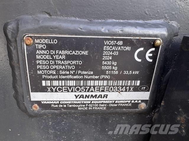 Yanmar Vio 57 حفارات صغيرة أقل من 7 طن (حفارات صغيرة)