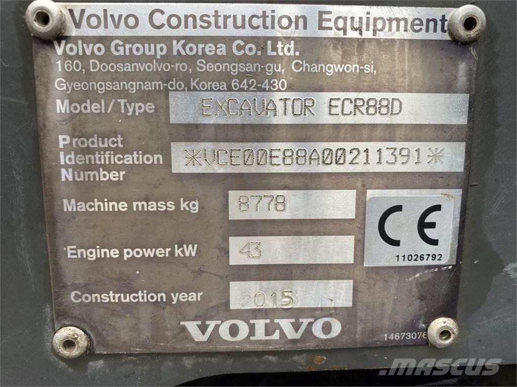 Volvo ECR88 حفارات بعجل