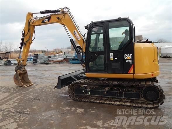 CAT 308E2 CR حفارات زحافة