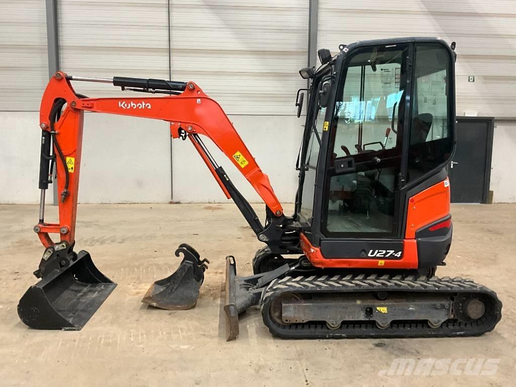 Kubota U 27-4 حفارات صغيرة أقل من 7 طن (حفارات صغيرة)