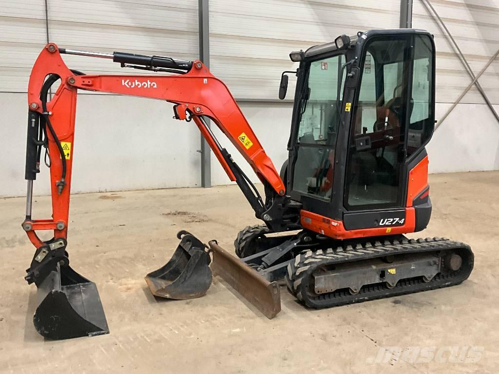 Kubota U 27-4 حفارات صغيرة أقل من 7 طن (حفارات صغيرة)