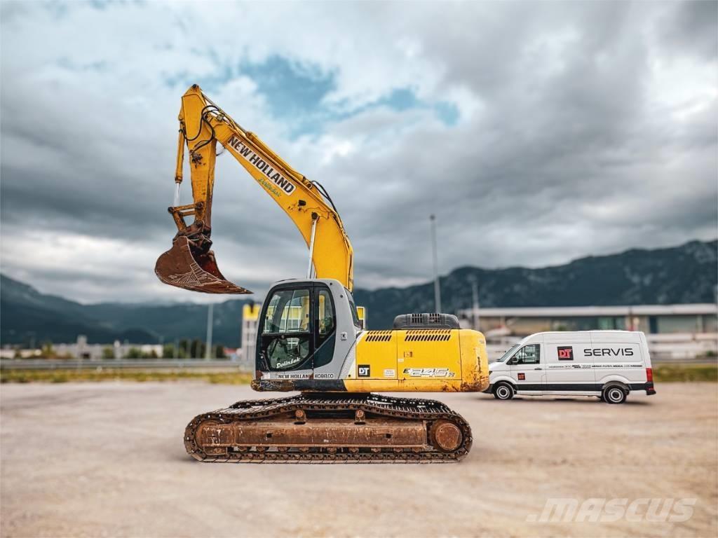 New Holland E 245 B حفارات زحافة