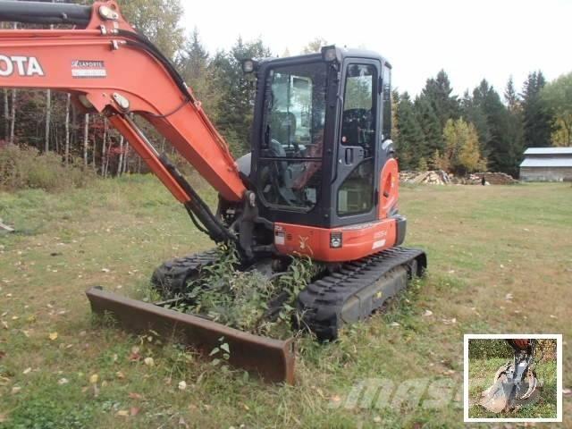 Kubota U 55-4 حفارات صغيرة أقل من 7 طن (حفارات صغيرة)