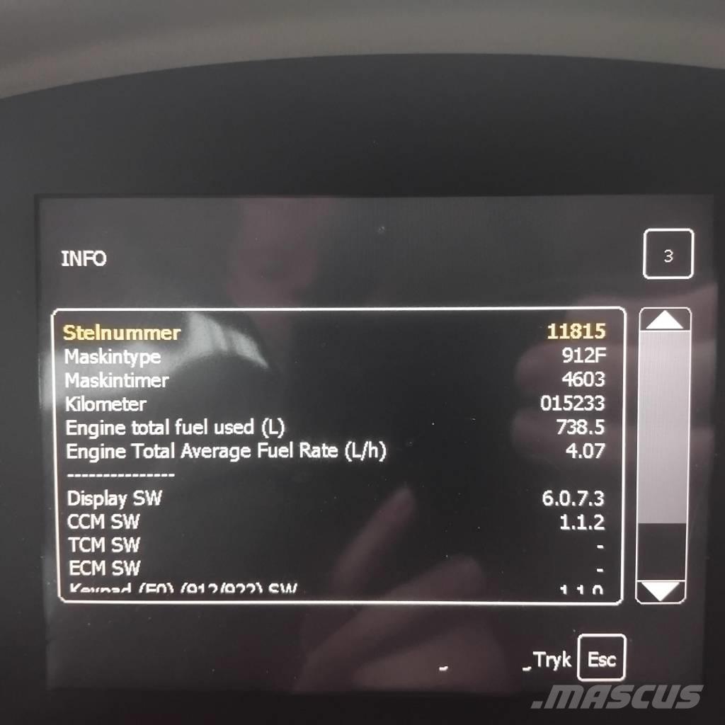 Hydrema 912FS شاحنات المخلفات الصلبة