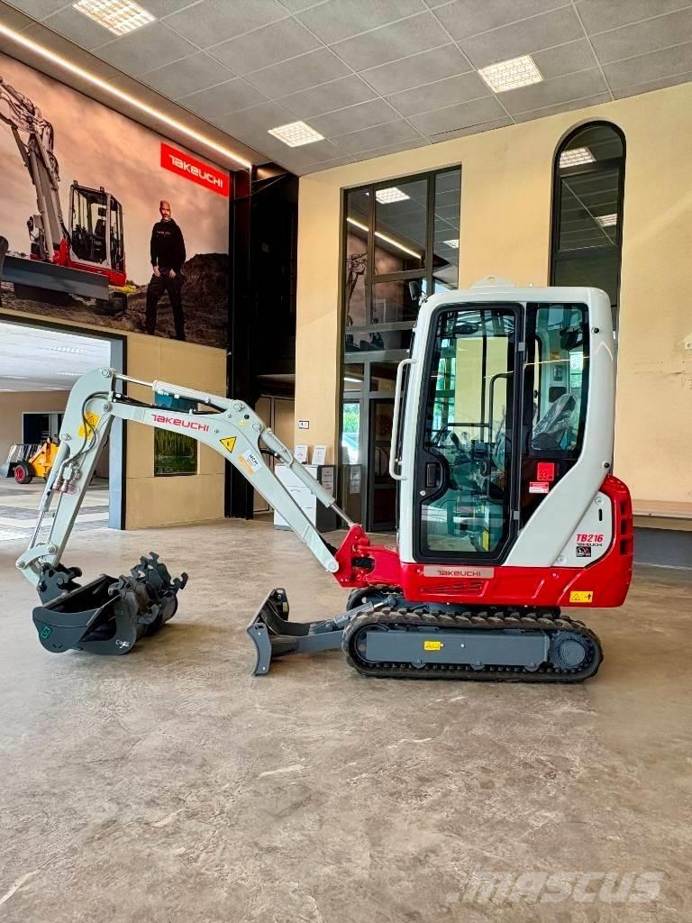 Takeuchi TB 216 حفارات صغيرة أقل من 7 طن (حفارات صغيرة)