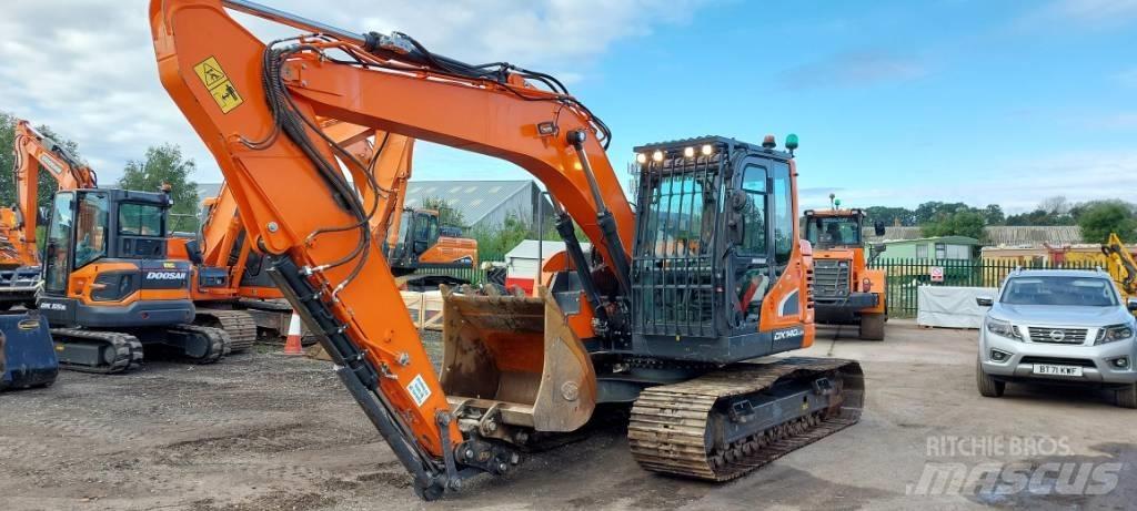 Doosan DX140LCR-5 حفارات زحافة