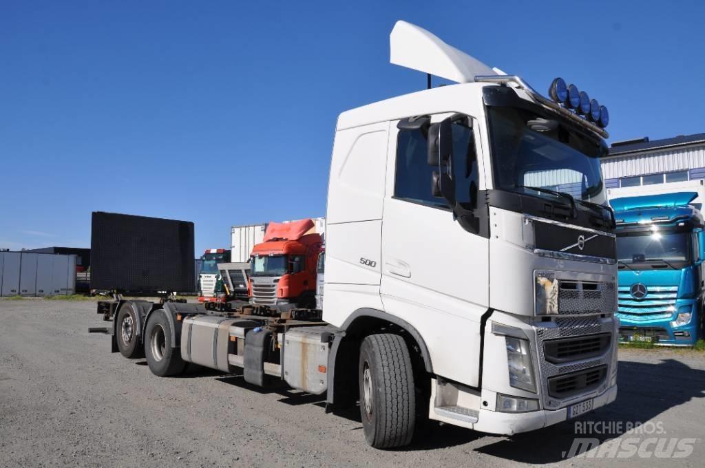 Volvo FH500 6X2 شاحنات الحاويات