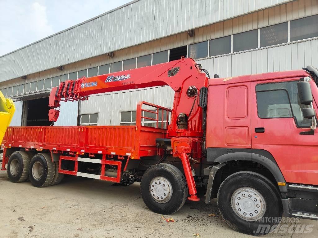 Howo 8*4 16tons شاحنات قلابة