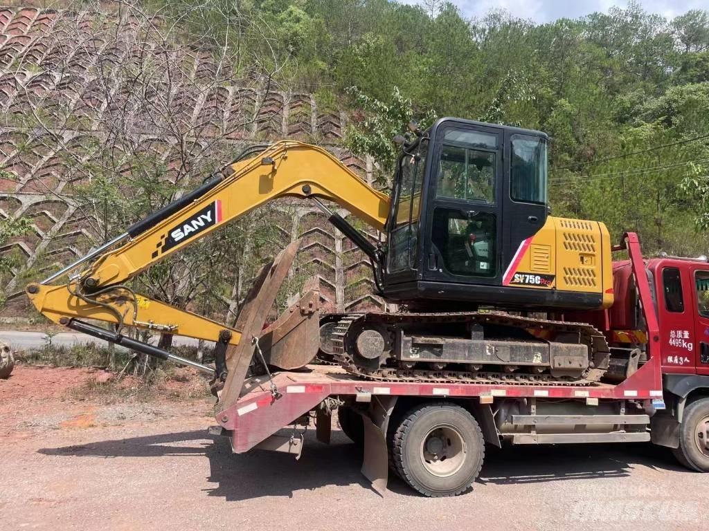 Sany SY 75 C pro حفارات زحافة