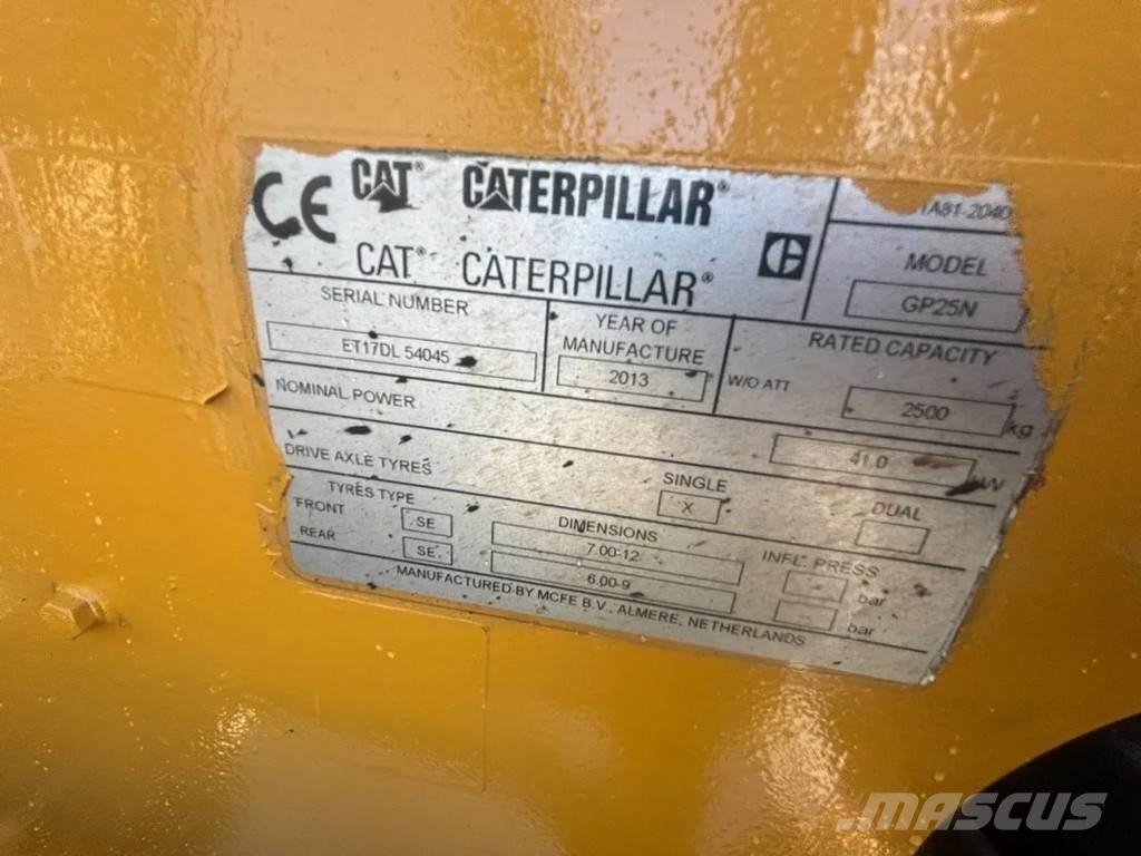 CAT GP25N Heftruck شاحنات LPG