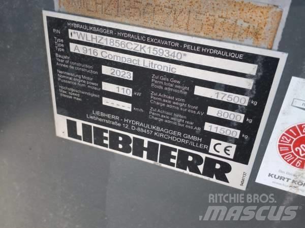 Liebherr A 916 Comp حفارات بعجل