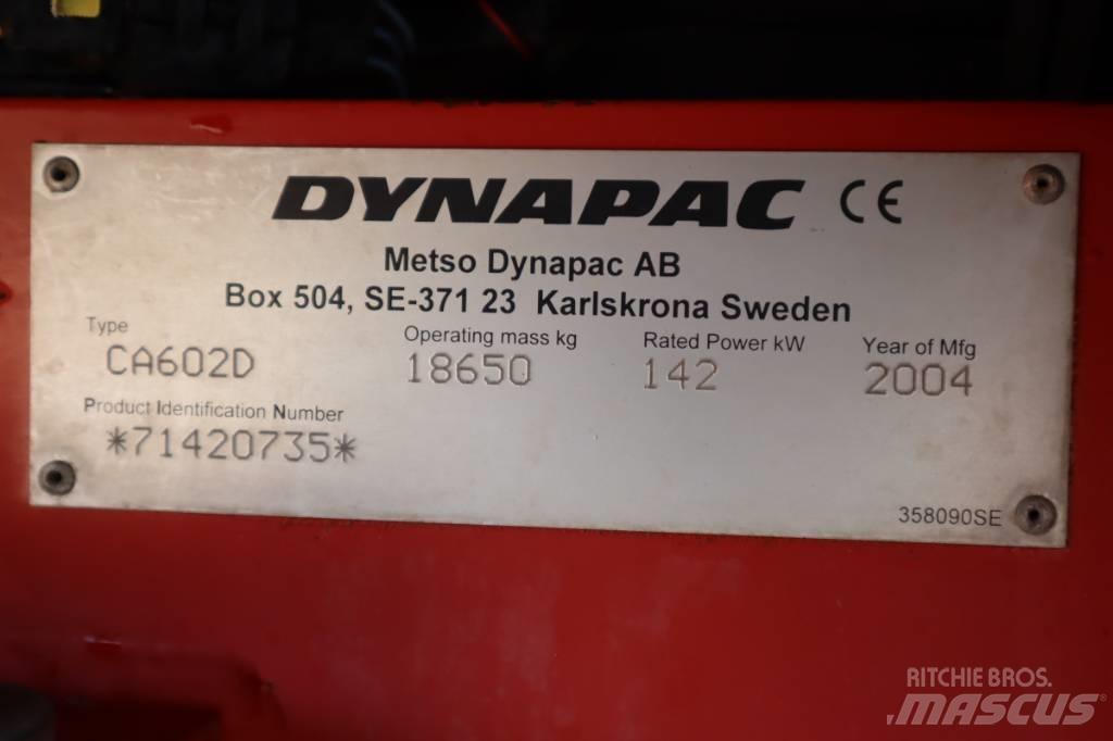 Dynapac CA 602 D مداحل أحادية الأسطوانة