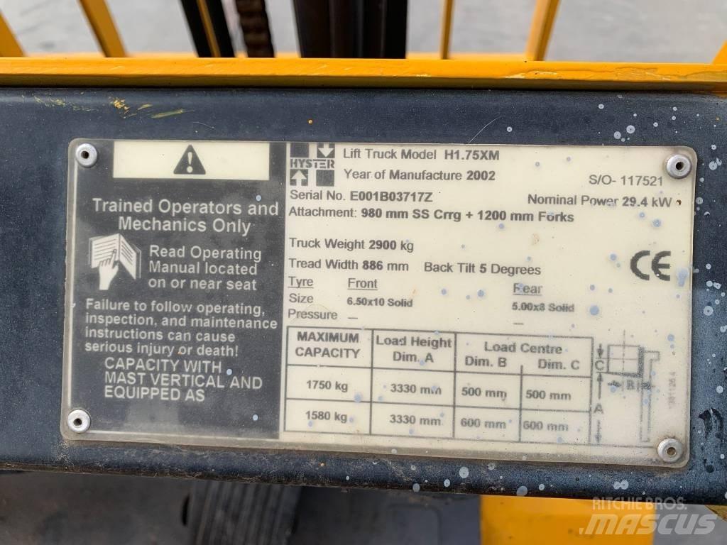 Hyster H 1.75 XM شاحنات LPG