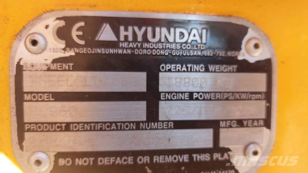 Hyundai HL 960 لوادر بعجل