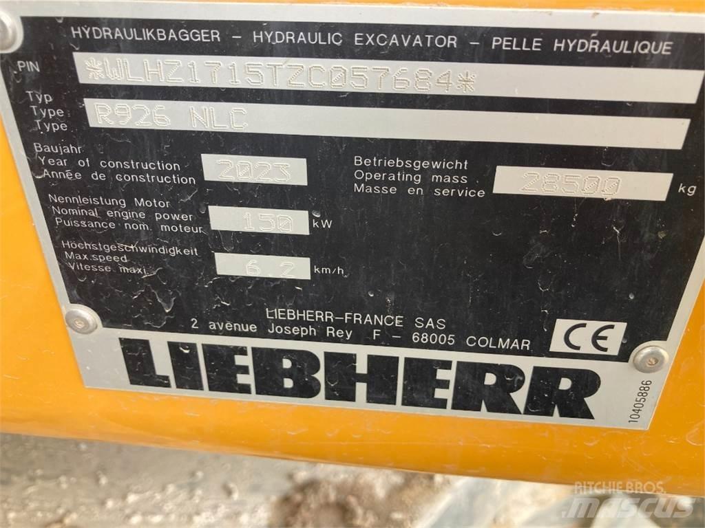 Liebherr R926 حفارات زحافة