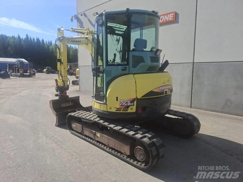 Yanmar Vio 50 U حفارات صغيرة أقل من 7 طن (حفارات صغيرة)