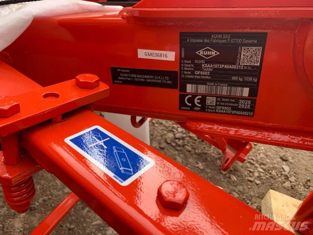 Kuhn GF6503 TEDDER مكابس وميبسات التبن