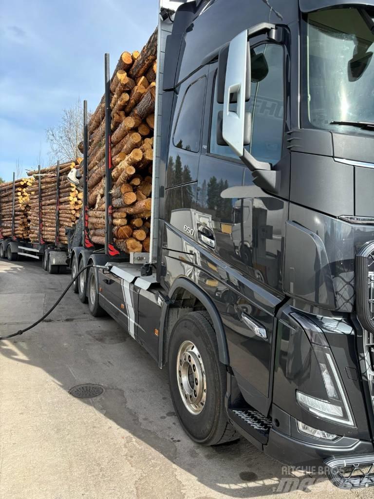 Volvo FH16 650 شاحنات أشجار