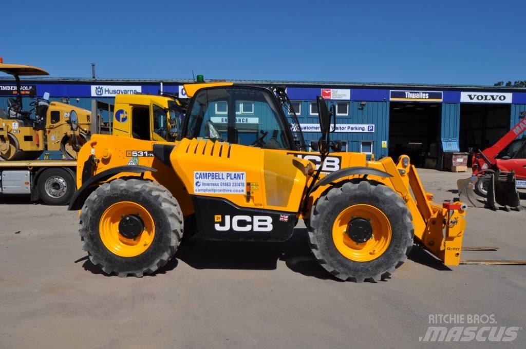 JCB 531-70 مناولات متداخلة