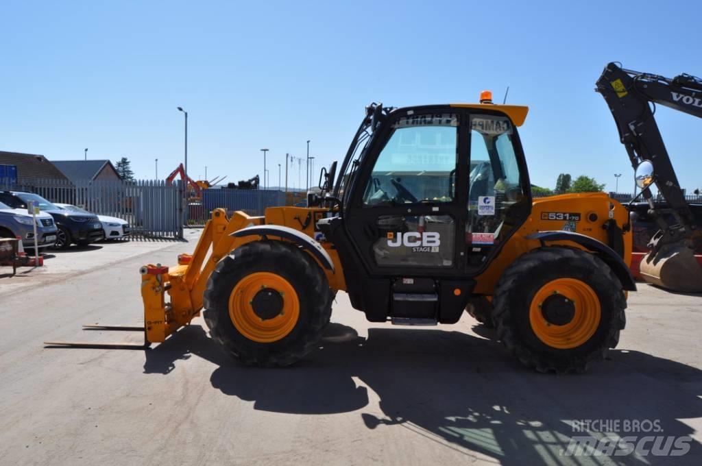 JCB 531-70 مناولات متداخلة