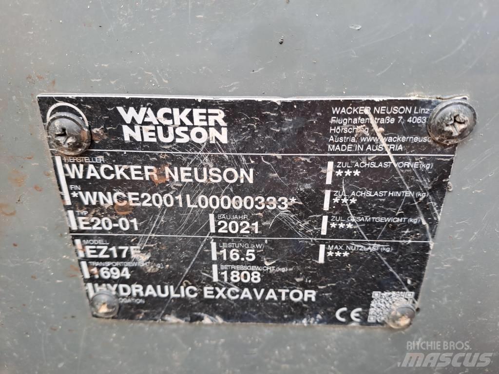 Wacker Neuson EZ17e حفارات زحافة