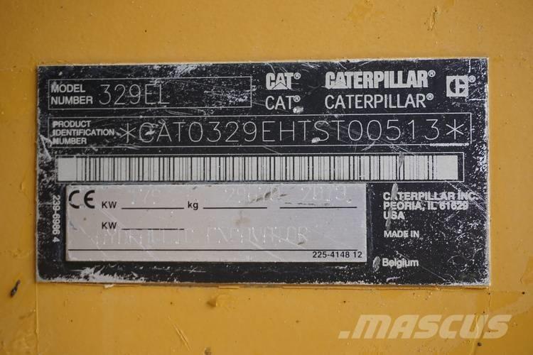 CAT 329 EL حفارات زحافة