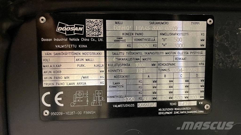 Doosan D35NXP شاحنات الديزل