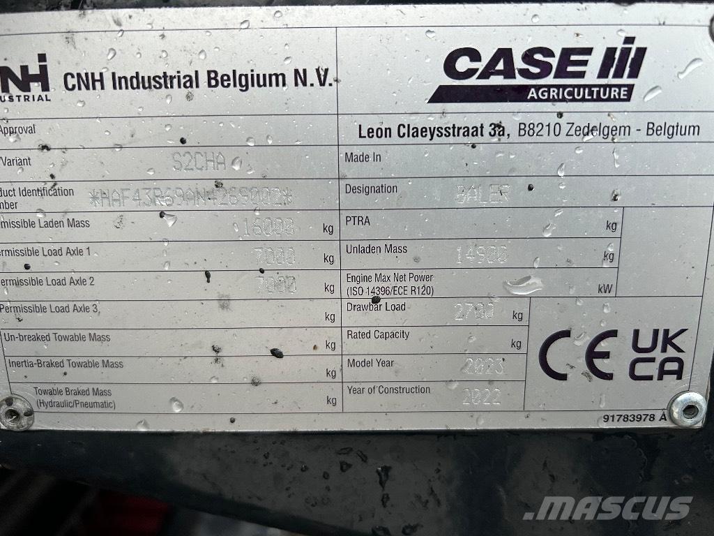 Case IH LB 436 HD محزمات مربعة