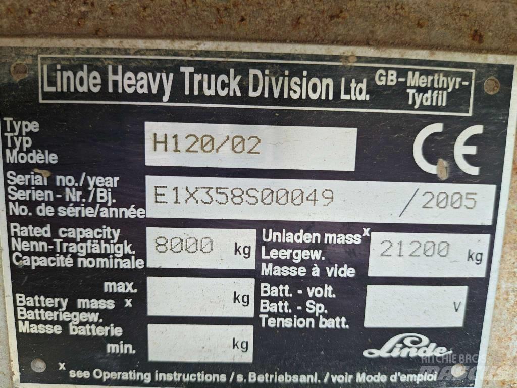 Linde H 120 شاحنات الديزل