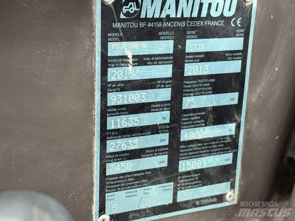 Manitou MT 1440 A مناولات متداخلة