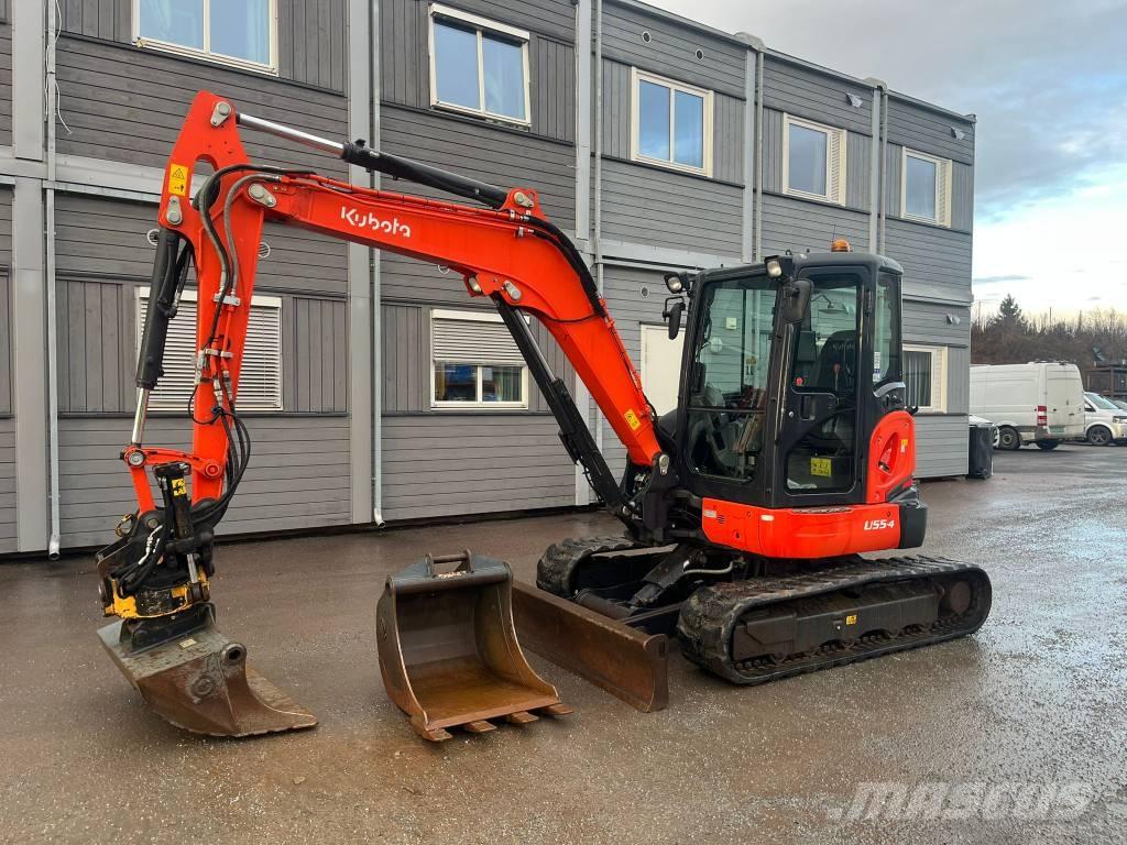 Kubota U 55-4 حفارات صغيرة أقل من 7 طن (حفارات صغيرة)