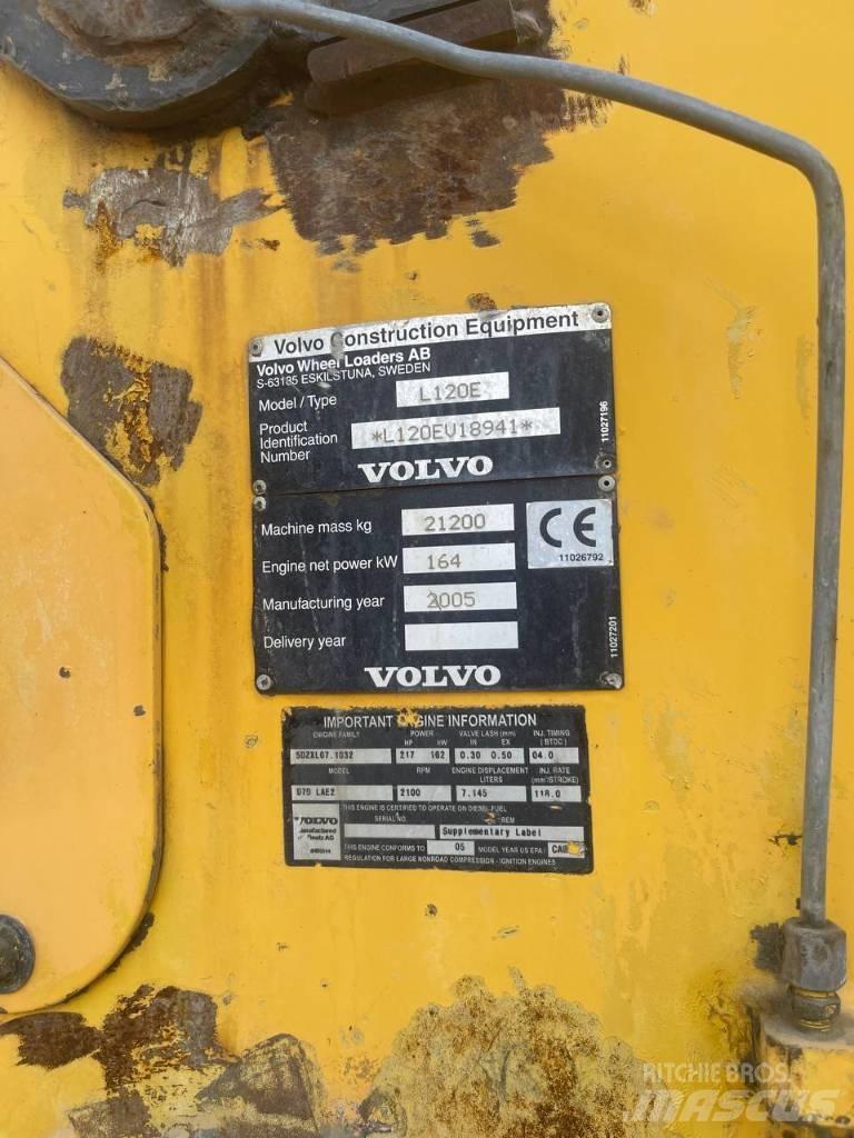 Volvo L 120 E لوادر بعجل