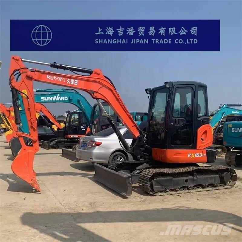 Kubota KX 163-5 حفارات صغيرة أقل من 7 طن (حفارات صغيرة)