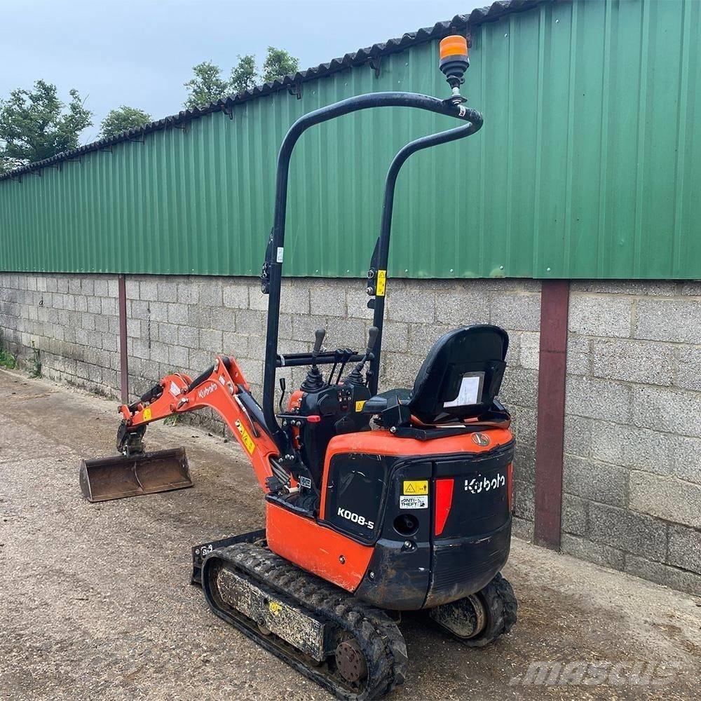 Kubota K 008-5 حفارات صغيرة أقل من 7 طن (حفارات صغيرة)