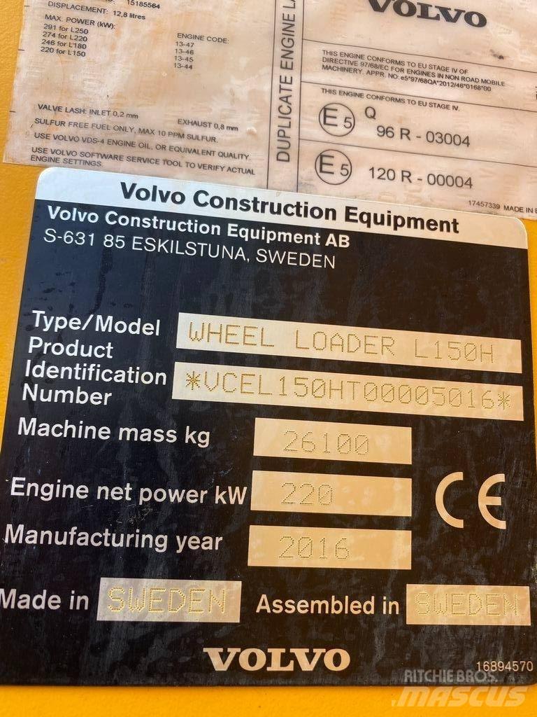 Volvo L 150 H لوادر بعجل