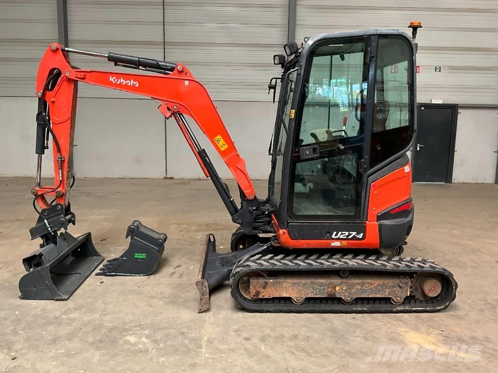 Kubota U 27-4 حفارات صغيرة أقل من 7 طن (حفارات صغيرة)