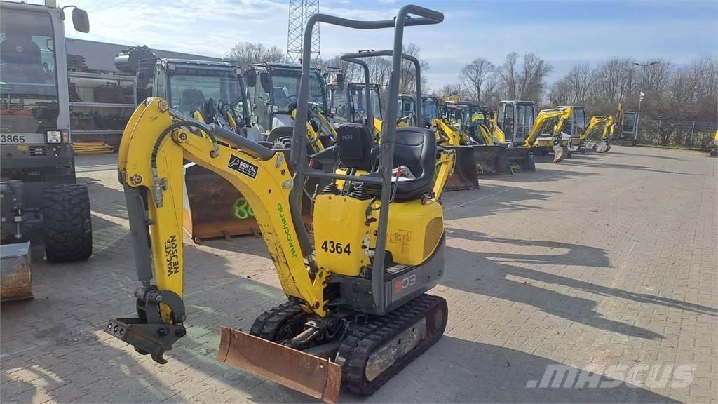 Wacker Neuson 803 حفارات زحافة