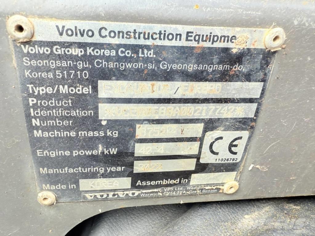 Volvo ECR 88 D PRO حفارات وسط 7 طن - 12 طن