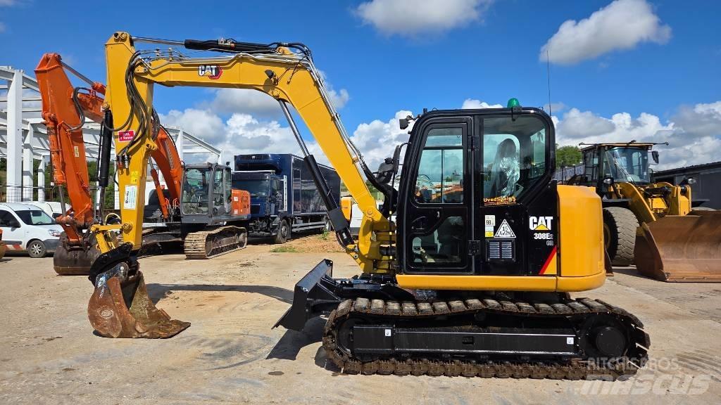 CAT 308 E 2 CR حفارات وسط 7 طن - 12 طن