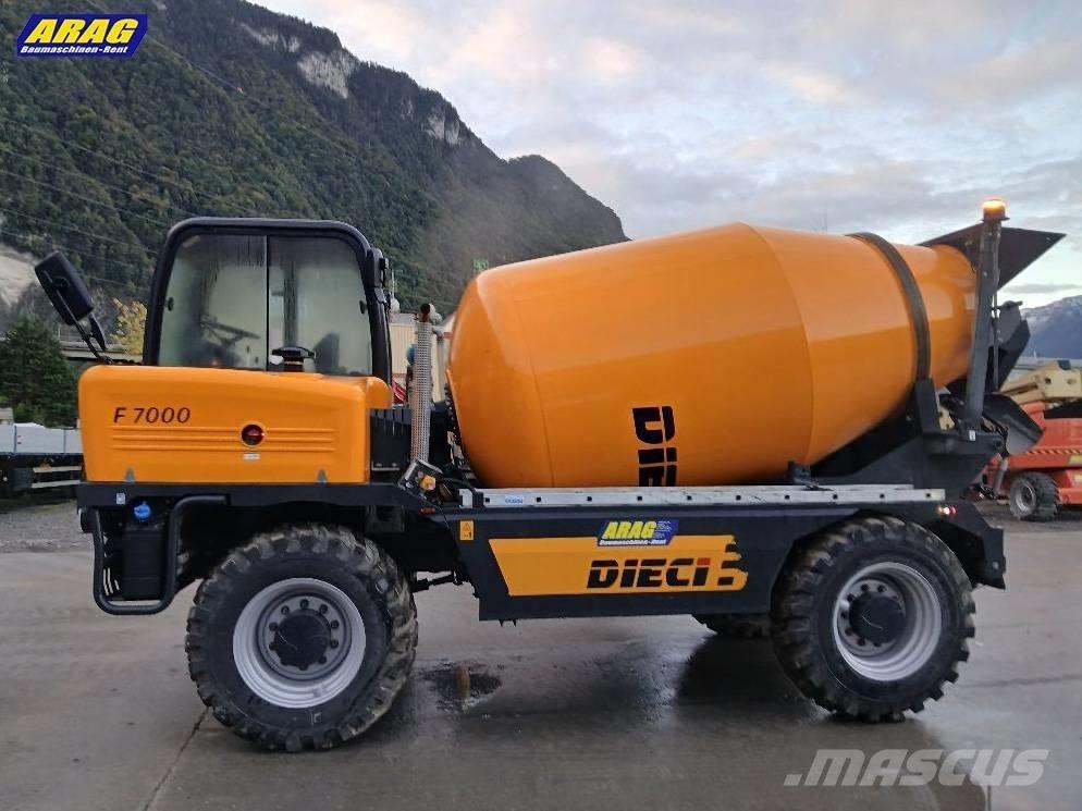 Dieci F7000 خلاطات خرسانة/ملاط
