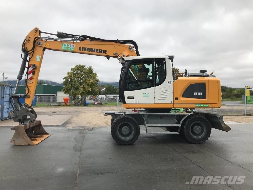 Liebherr A 918 حفارات بعجل