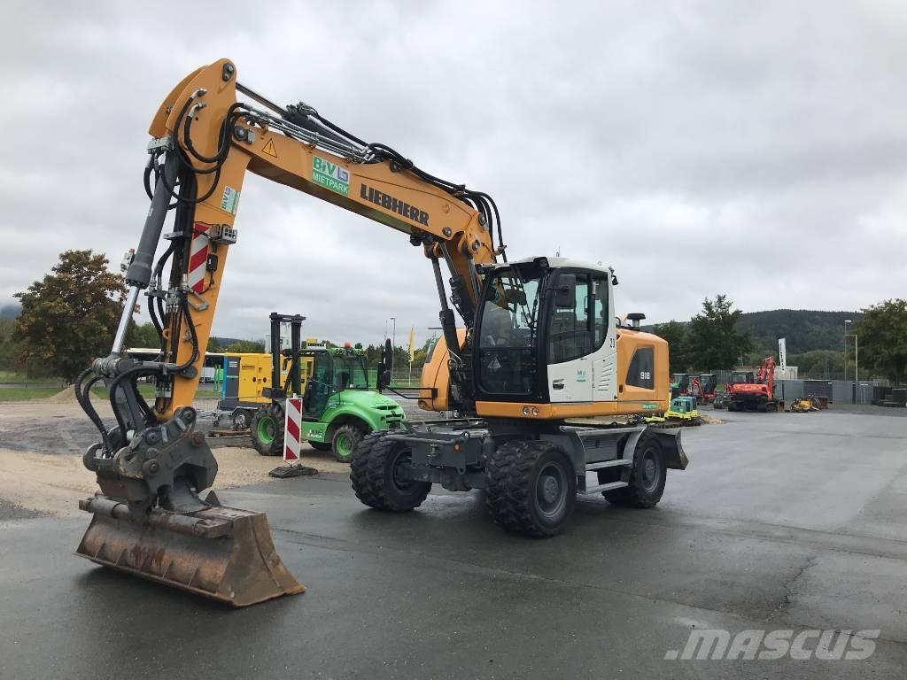 Liebherr A 918 حفارات بعجل