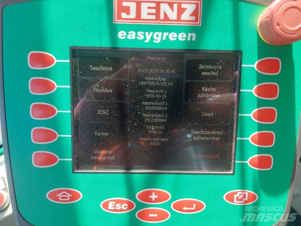 JENZ HEM 583 ماكينات تقطيع أخشاب الحراجة