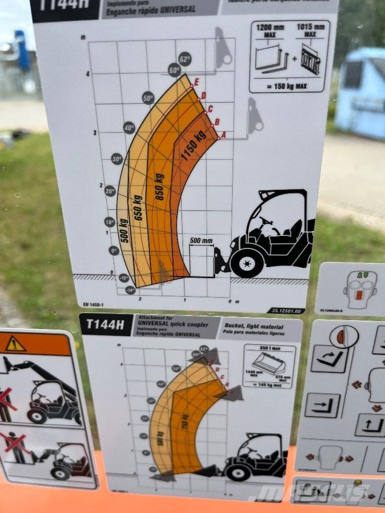 Ausa T 144 H مناولات متداخلة