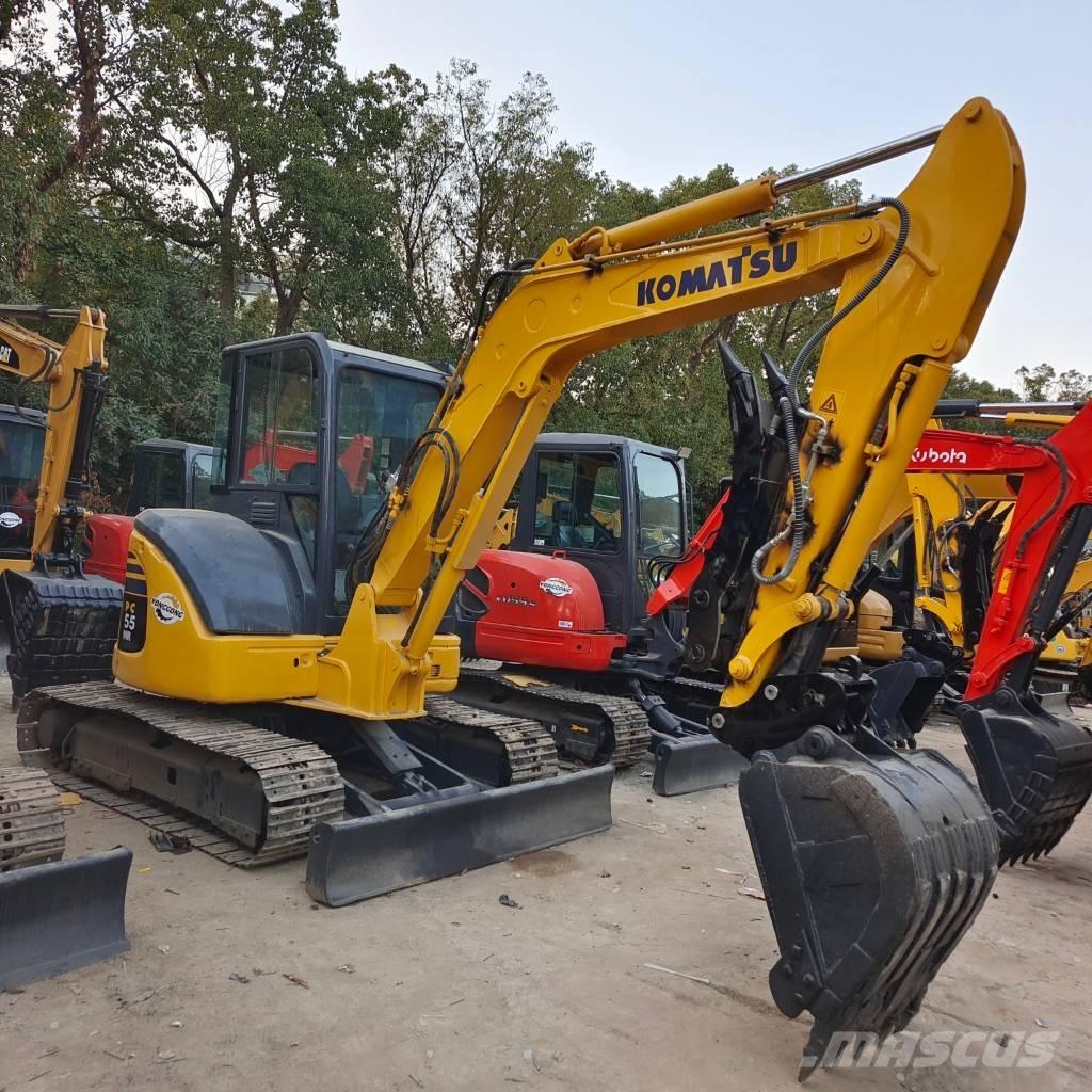 Komatsu PC 55 MR حفارات صغيرة أقل من 7 طن (حفارات صغيرة)