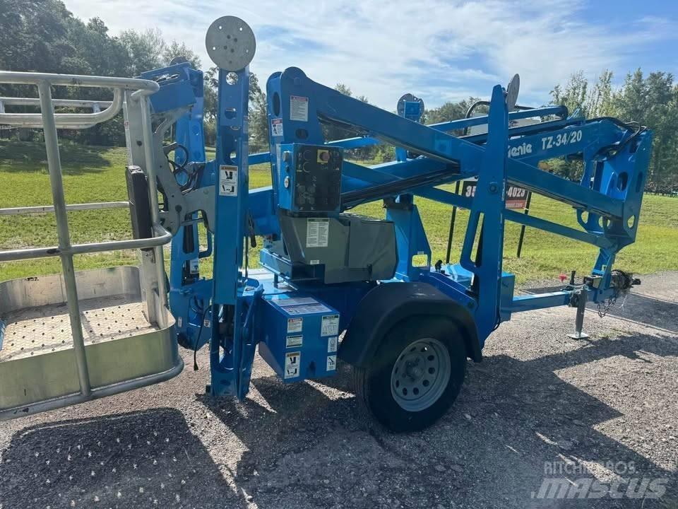 Genie TZ 34/20 المنصات الهوائية المثبتة على مقطورة