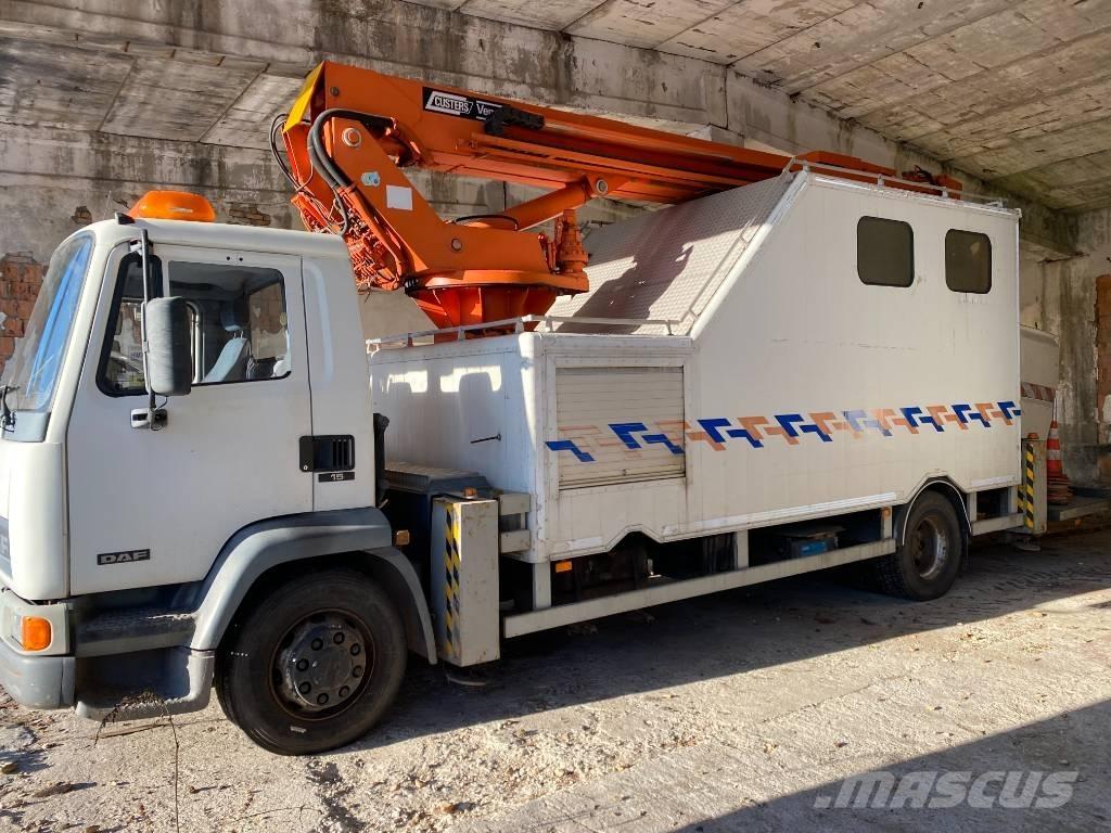 DAF AE55CE المنصات الهوائية المثبتة على مقطورة