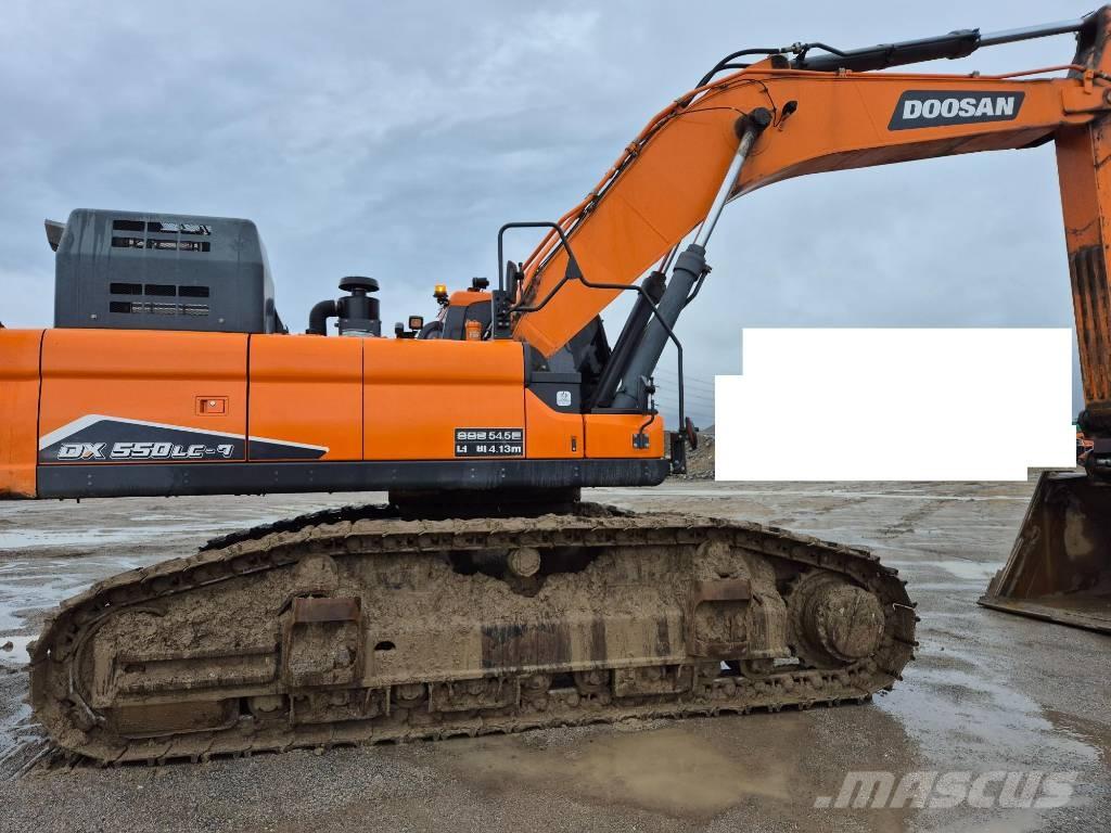 Doosan DX550LC-7 حفارات زحافة